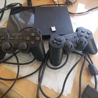 پلی استیشن  2 به همراه دو دسته وفلش وده بازی  قشم