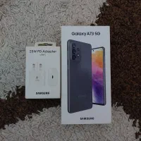 Samsung a73 + شارژر 25 وات سامسونگ اورجینال|موبایل|کرج, حصارک بالا|دیوار