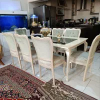 میز نهار خوری ۸نفره سالم در حد