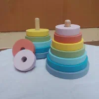 اسباب بازی چوبی  برج هوش و بولینگ