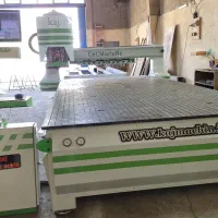 سی ان سی چوب نیو فیس cnc پرس وکیوم خراطی