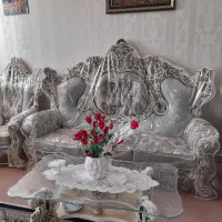 مبل سلطنتی رنگ فیروزه ای
