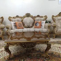 مبل استیل تمام چوب