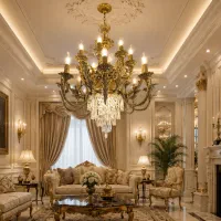 لوستر زیر کریستال برند یاقوت