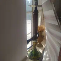 قلیان تنه چوب سرخ