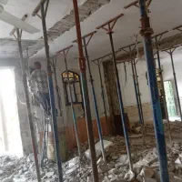 تخریب کار ساختمان وانواع تخریب تکاندن گچ بتن