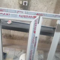 2عدد پنجره یو پی وی سی دوجداره عایق گرما وسرما