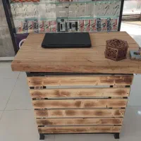 میز چوبی ۱متری و ۲ متری