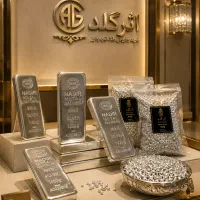 عرضه انواع شمش نقره و ساچمه و نقره متفرقه عیار۹۲۵