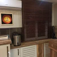 4 عدد پرده کرکره ای چوبی شرکتی