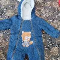 لباس سرهمی زمستونی تو کرکی سایز۱تا۳