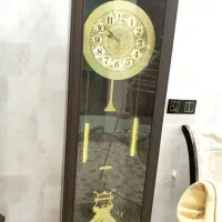 ساعت ایستاده چوبی پاندول دار باطری خور