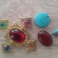 دوتا عقیق ودوتافیروزه