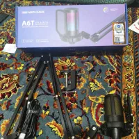 میکروفون کندانسر فای فاین مدل A6T گیمینگ با RGB