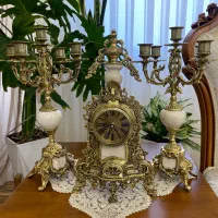 شعمدان و ساعت برنز