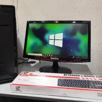 کامپیوتر اداری کامل با مانیتور و موس کیبورد