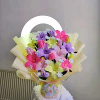 گل مخملی و روبانی