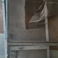 درب توری آلومینیومی و درب چوبی