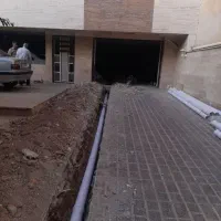 حفاری ولوله کشی فاضلاب داخل ساختمان به اگوی شهری