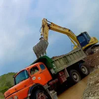 اجاره بیل میکانیکی و کمپرسی خاکبرداری و خاکریزی