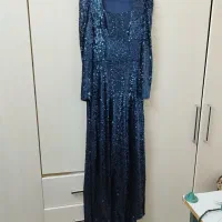 پیراهن مجلسی پولکی