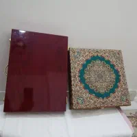 جعبه انگشتری و جعبه هدیه ترمه ابی
