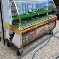 یخچال ویترینی شیشه خم