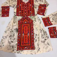 12دست لباس بلوچی وزی استین چادرکفش
