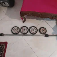 میله هالتر با وزنه