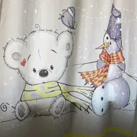 پرده و آباژور کودک