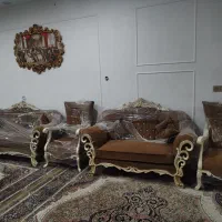 فروش یه دس مبل راحتی طرح سلطنتی نوع مناسب جهیزیه