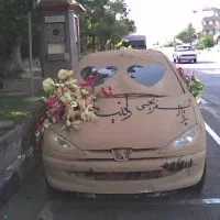 ماشین 206 عروسی اصغر کثیف