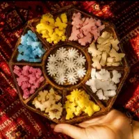 قند تزیینی و گیاهی