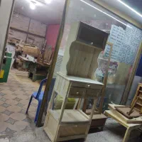 کافی بار ایستاده تمام چوب روس