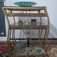 میز سه طبقه خوشرنگ وتاریخی فرفورژه