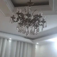 لوستر ۵شاخه جنس برنج