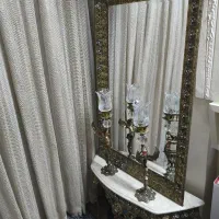 آینه و شمعدان قدی برنج مناسب جهیزیه