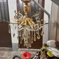 لوستر کریستال دودی
