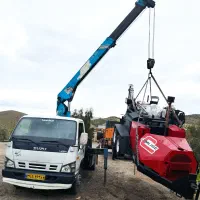 خدمات جرثقیل ایسوزو 3تن.و خاور کفی جهت کار