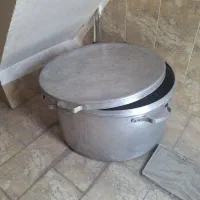 دیگ قابلمه و آب کش آشپزی