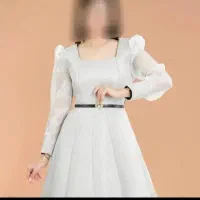 لباس مجلسی کوتاه آستین بلند سایز 38