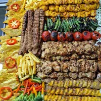 تهیه غذا کوبیده سیخی ۴۰