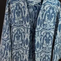 مانتو کتی ژاکارد سایز ۱