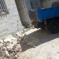 حمل نقل نخاله با کارگر وبورس شن ماسه