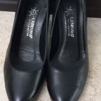 کفش پاشنه بلند چرم نو