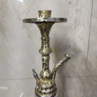 قلیون برنجی شمش طلا کوب حاج اوغلی