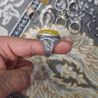 تعداد 11 عدد انگشتر نقره قدیمی ب ضمانت سنگ