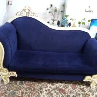 مبل ۸ نفره ۴ صندلی مهمون میز تلویزیون و بوفه ست