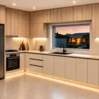 ساخت انواع کابینت و کمد دیواری تخت و سرویس چوب