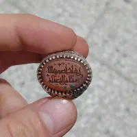 انگشتر دست ساز نقره کهنه خط کوفی